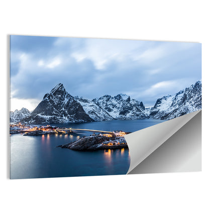 Blue Hour Over Reine, Lofoten Wall Art