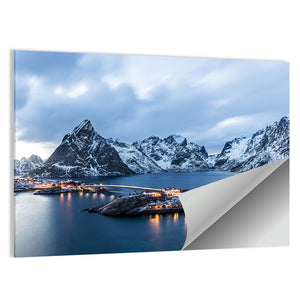 Lofoten Island At Blue Hour Wall Art