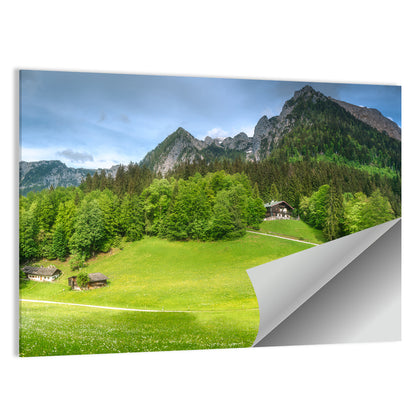 Berchtesgaden Meadow Road Wall Art