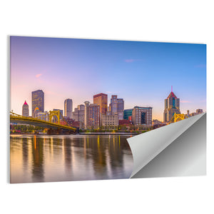 Allegheny River At Dusk Wall Art