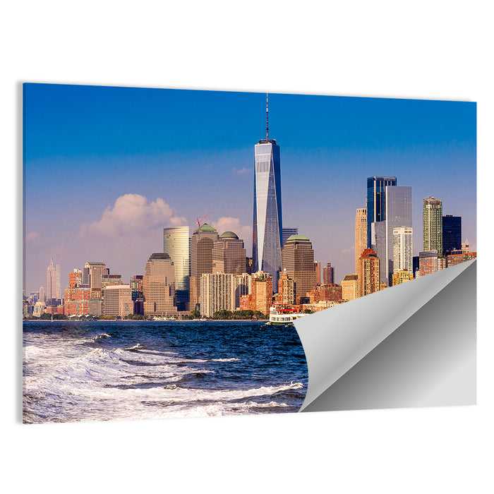 One World Trade Center Skyline Wall Art as a poster print