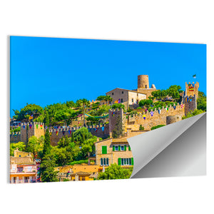 Capdepera Castle & Capdepera Town Spain Wall Art