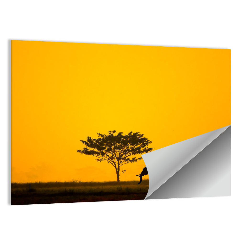 Thailand Elephant Silhouettes Wall Art
