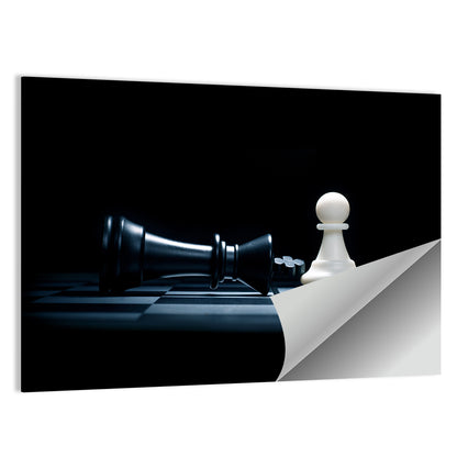 Pawn and Fallen King Wall Art