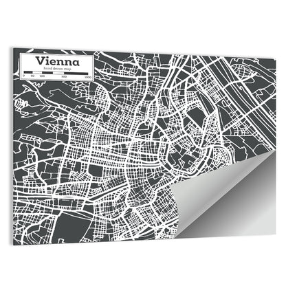Vienna Map Wall Art