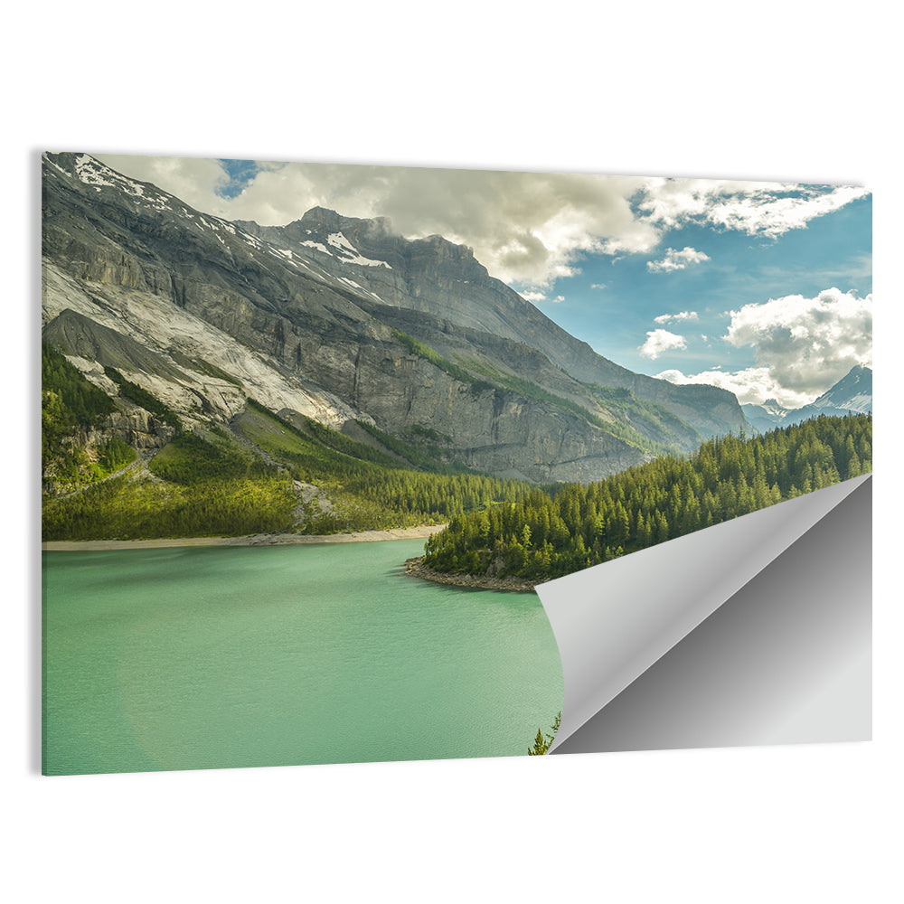Oeschinen Lake, Swiss Alps Wall Art