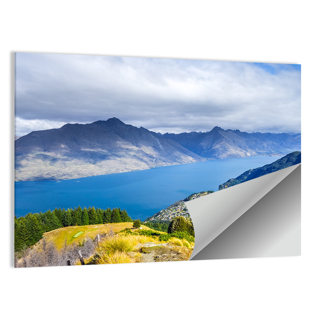 Queenstown Over Lake Wakatipu Wall Art