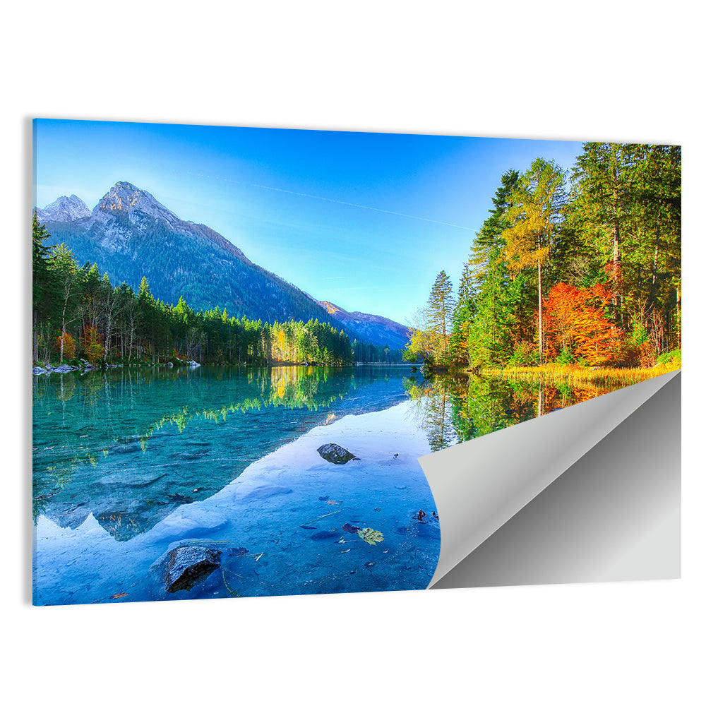 Hintersee Autumn Reflection Wall Art