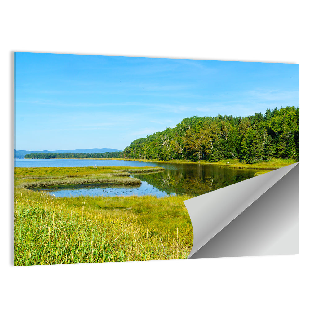Forillon Lake and Meadow, Quebec Wall Art