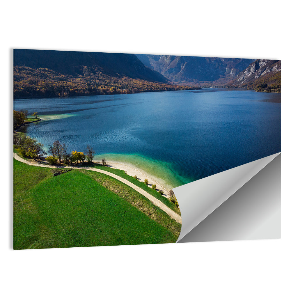 Bohinj Lake Shoreline Wall Art