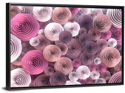 Quilled Paper Roses Wall Art