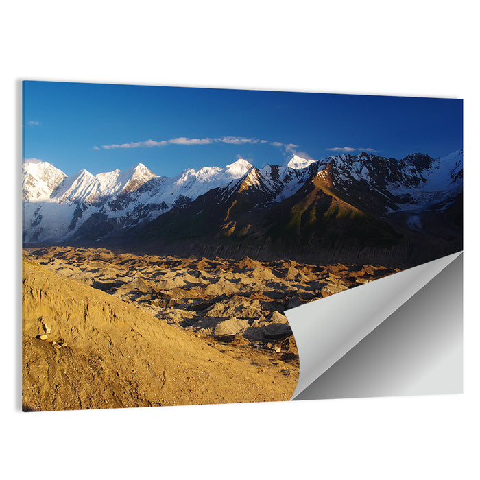 Karakoram Glacier Peaks Wall Art as a poster print