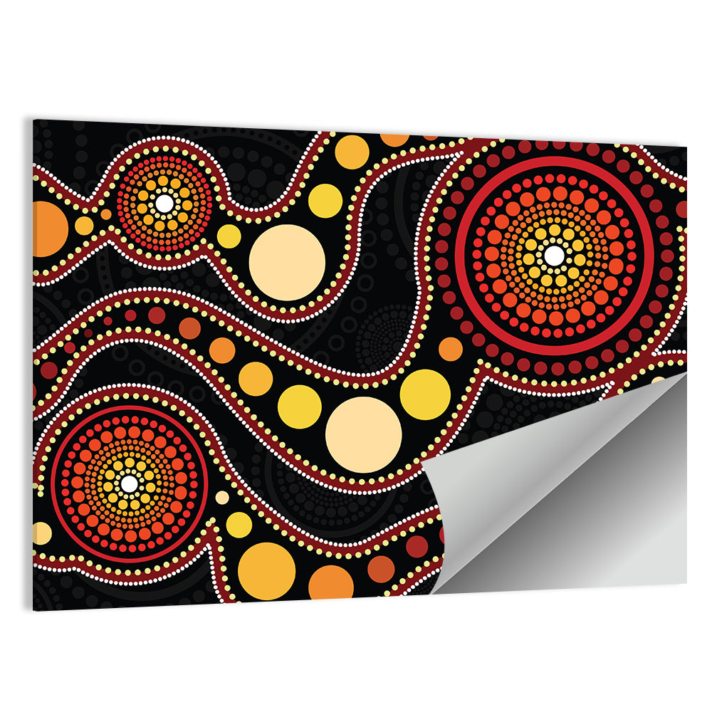 Aboriginal Dot Wall Art