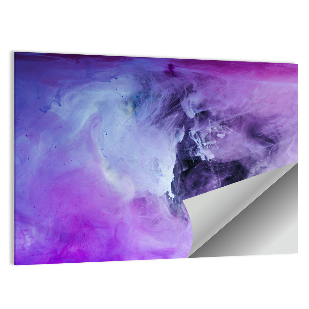 Ethereal Purple Swirl Wall Art