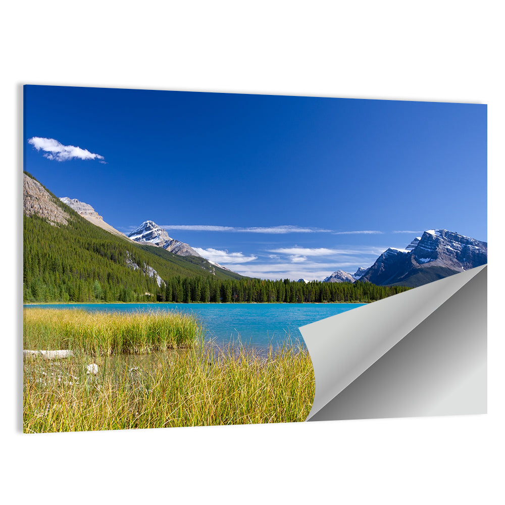 Autumn Lake in Jasper National Park Wall Art