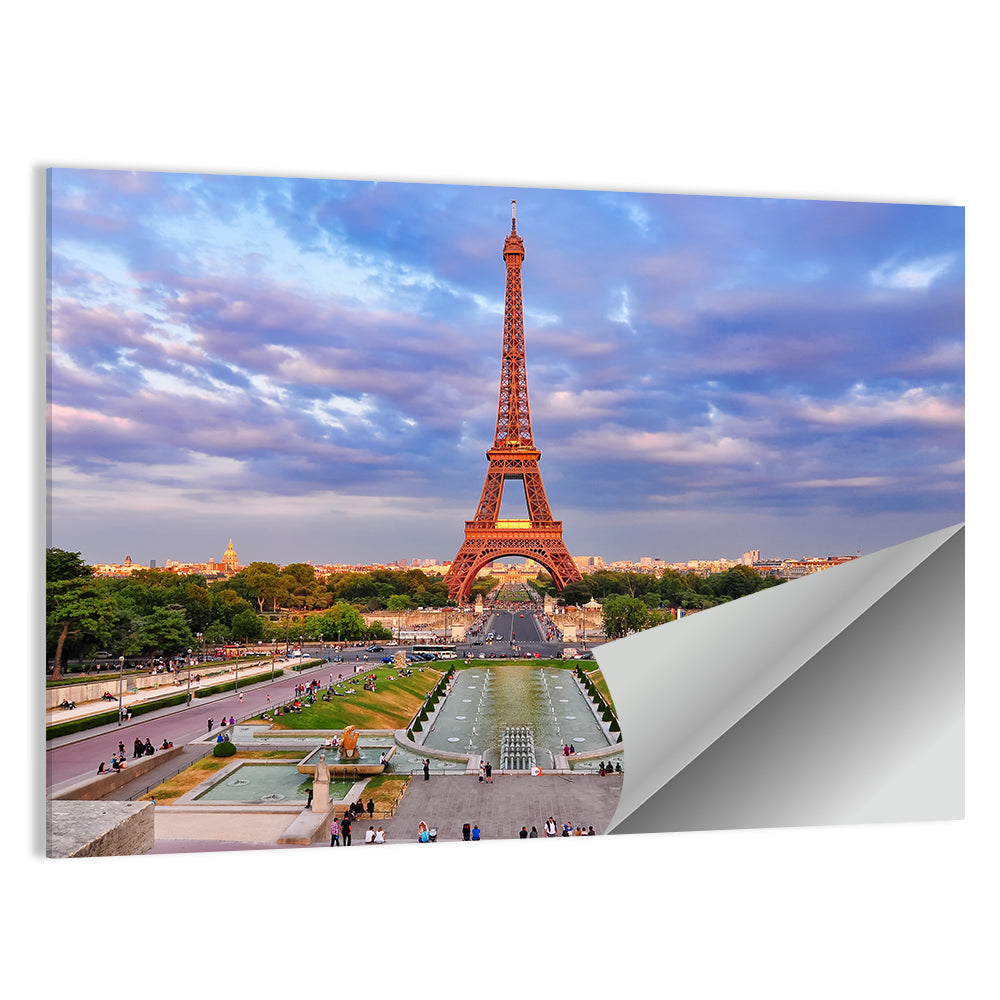 Eiffel Tower at Golden Hour Wall Art
