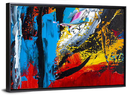 Vibrant Impasto Texture Ii Wall Art