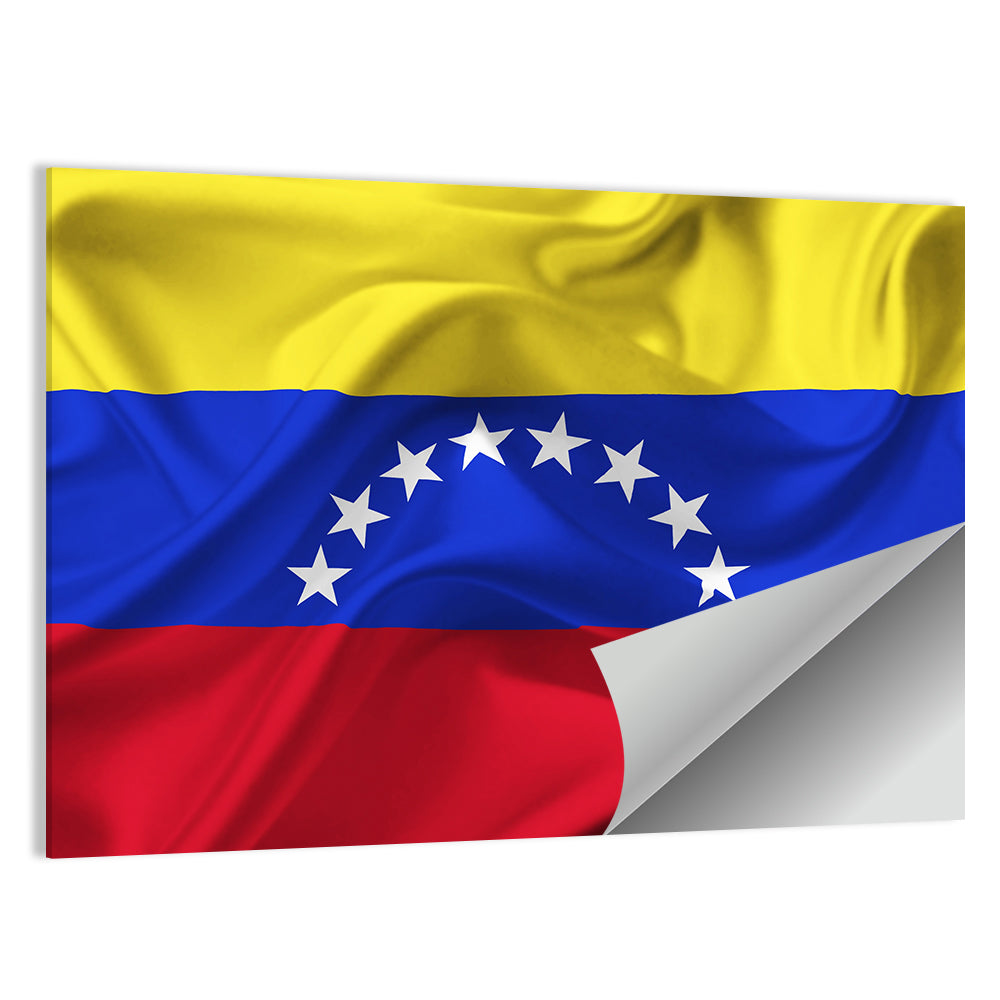 Venezuelan Flag with Stars Wall Art