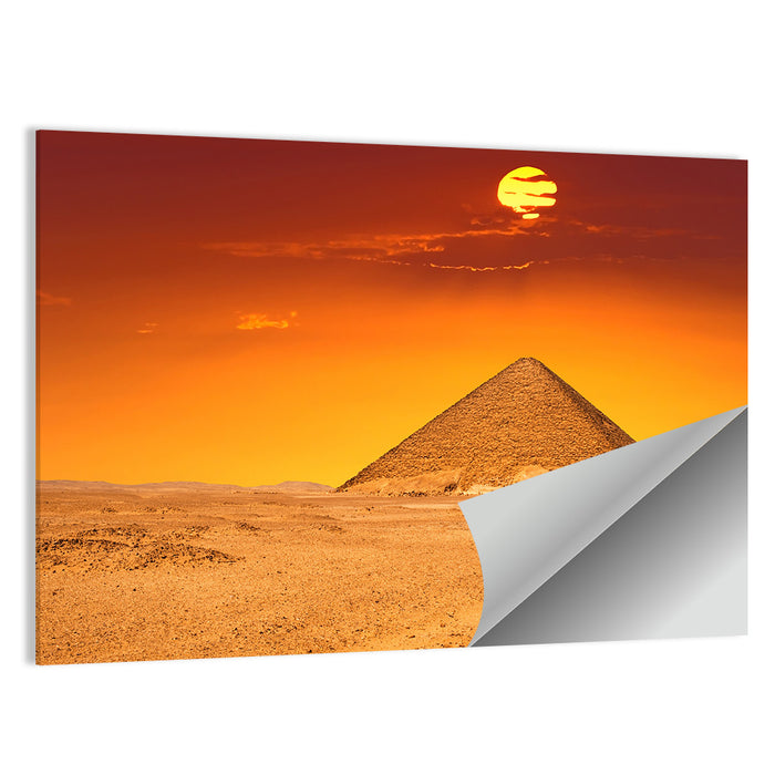 Dahshur Red Pyramid Wall Art as a poster print