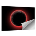 Red Planet Eclipse Wall Art