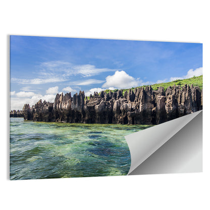 Emerald Sea Coastline, Madagascar Wall Art