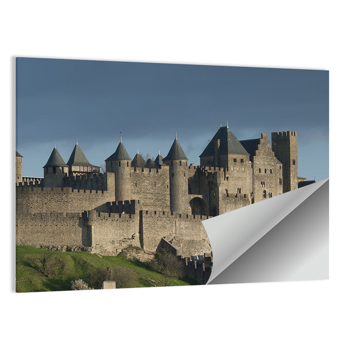 Cité De Carcassonne at Dusk Wall Art as a poster print