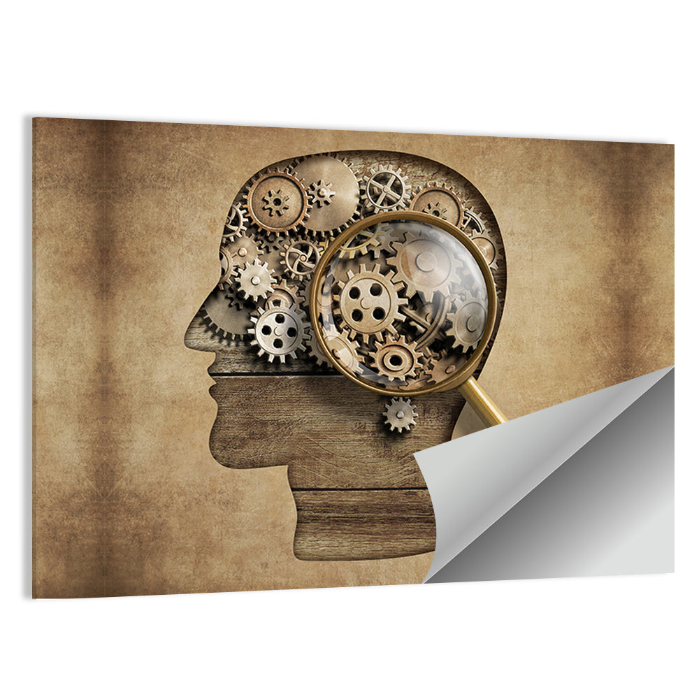 Mechanical Mind Concept Illustration Wall Art