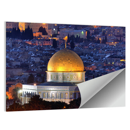 Golden Dome of the Rock, Jerusalem Wall Art