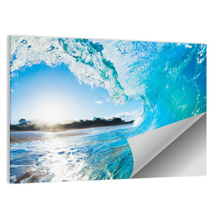 Blue Ocean Wave Wall Art