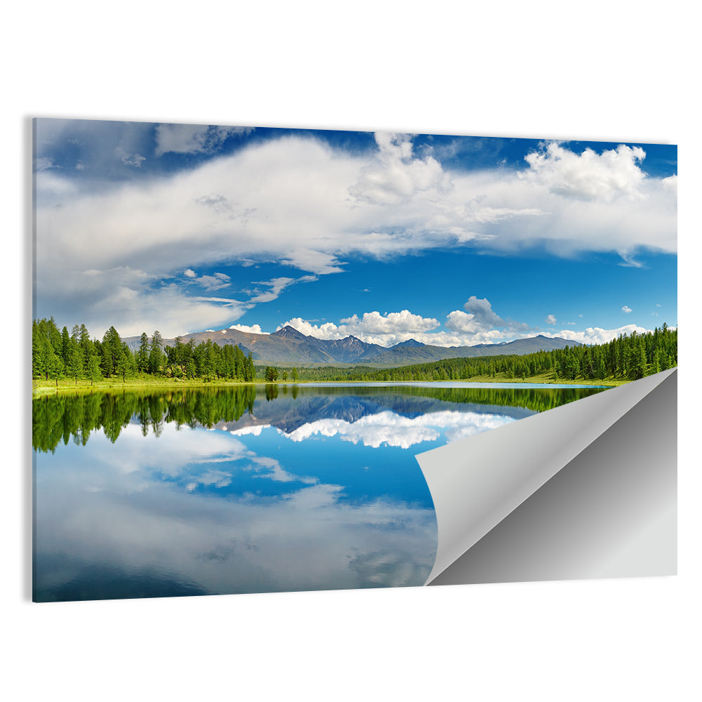 Mirror Lake in Altai Mountains Wall Art