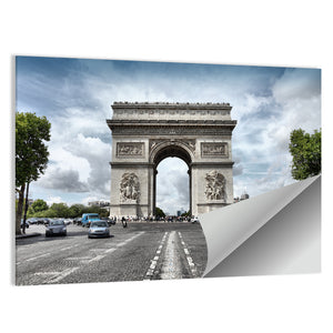 Famous Triumphal Arch Paris Wall Art