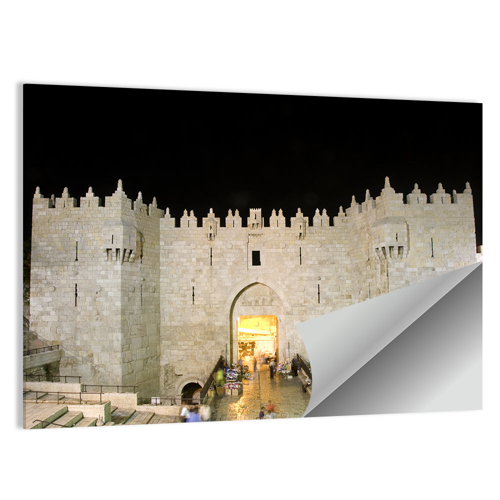 Damascus Gate at Night Wall Art