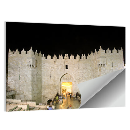 Damascus Gate at Night Wall Art