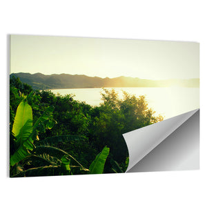 Sunrise At The Crater Lake Bosumtwi Wall Art