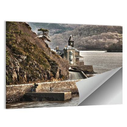 Barmouth Clock Tower Coastal View Wall Art