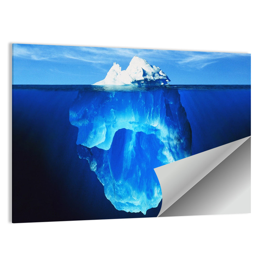 Split-level Melting Iceberg Wall Art