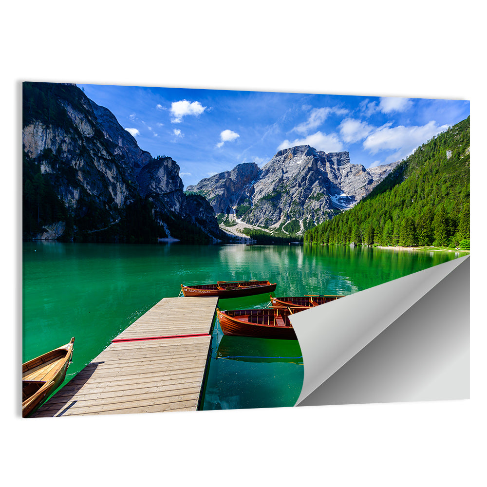 Lago Di Braies, Dolomites Wall Art