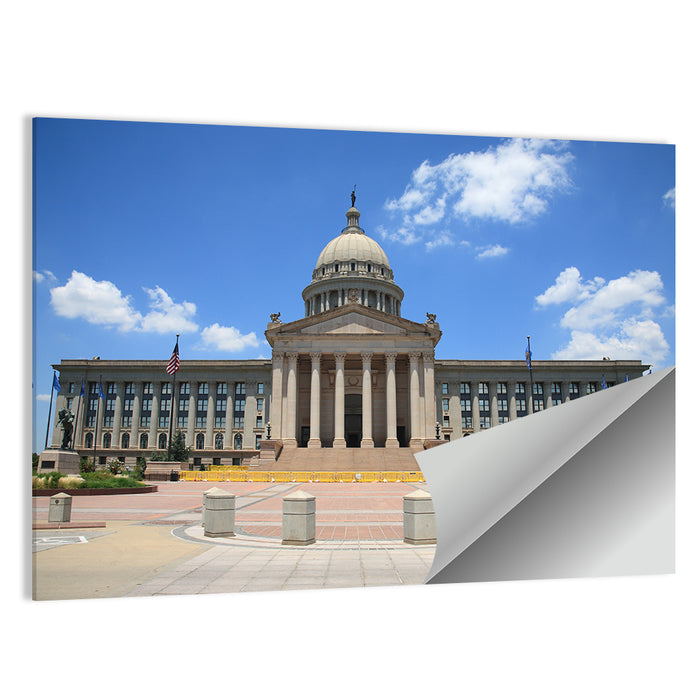 Oklahoma State Capitol Wall Art as a poster print