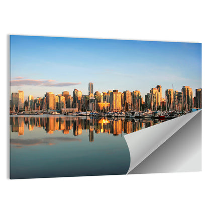 Vancouver Downtown Skyline Wall Art