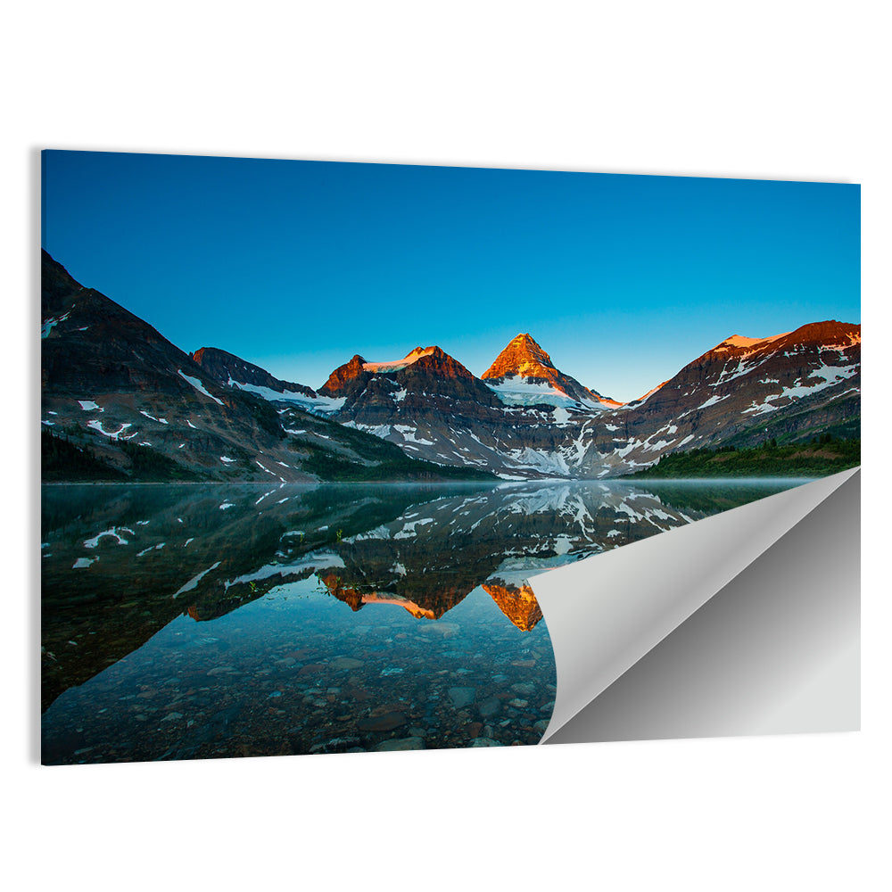 Reflection of Mount Assiniboine Wall Art