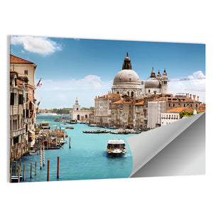 Grand Canal & Basilica Santa Maria Della Salute Wall Art