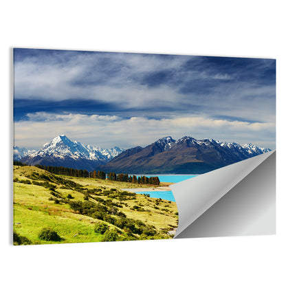 Mount Cook & Pukaki Lake Wall Art