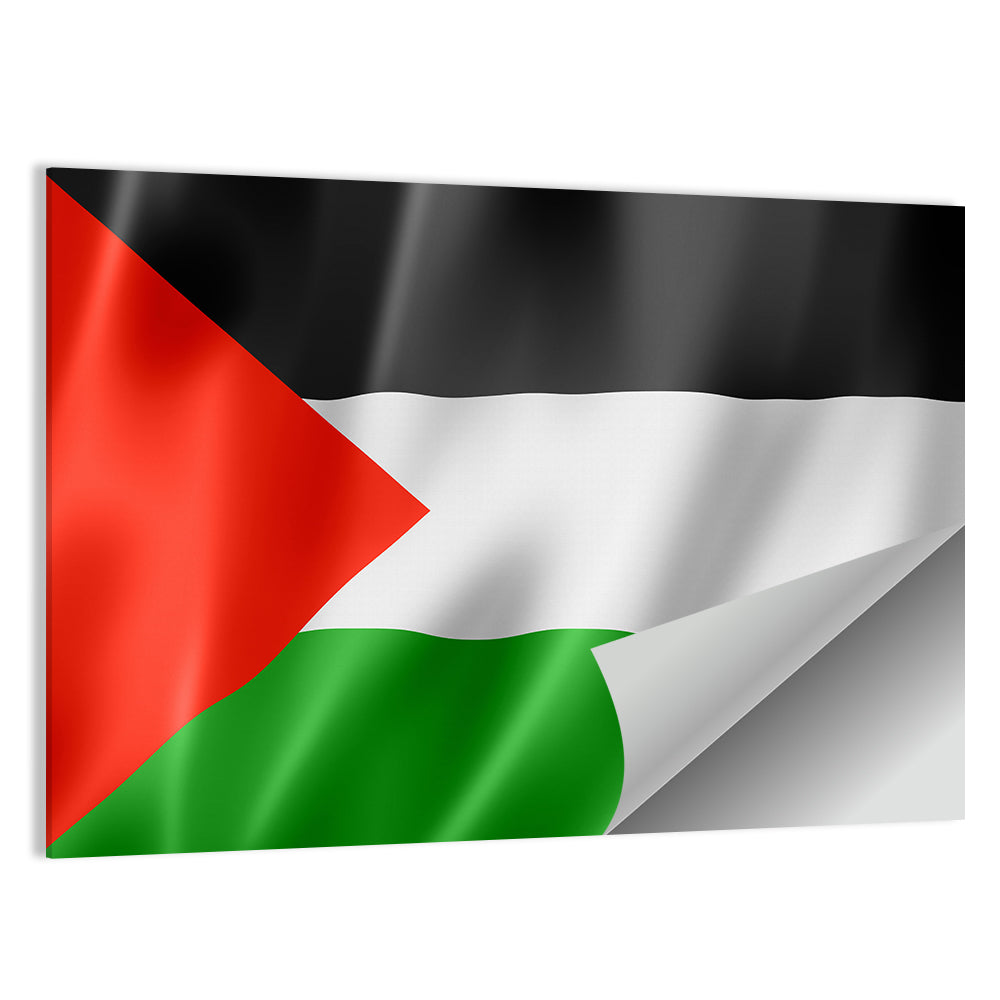 Palestine Flag Graphic Wall Art