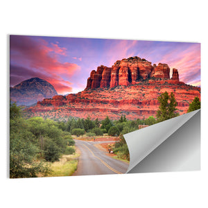 Scenic Drive Through Sedona Wall Art