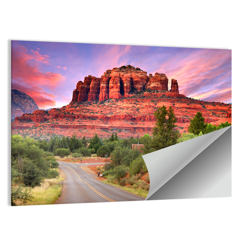 Drive Toward Cathedral Rock, Sedona Wall Art