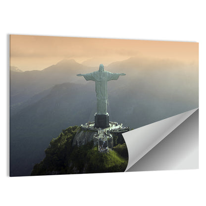 Christ the Redeemer at Golden Hour Wall Art