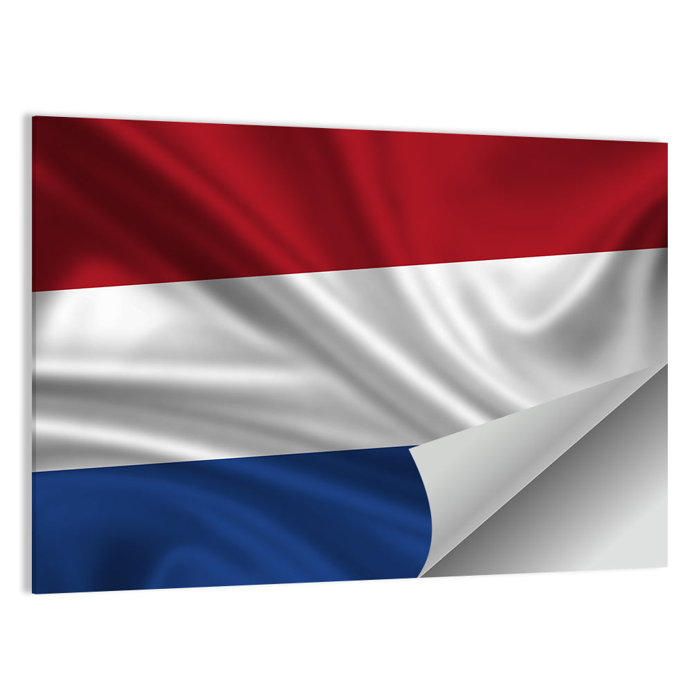 Dutch Tricolor Flag Wall Art