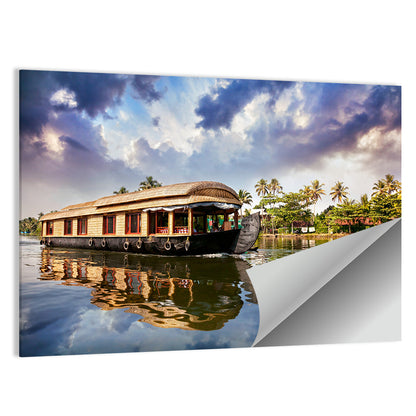 Alleppey Houseboat, Kerala Backwaters Wall Art