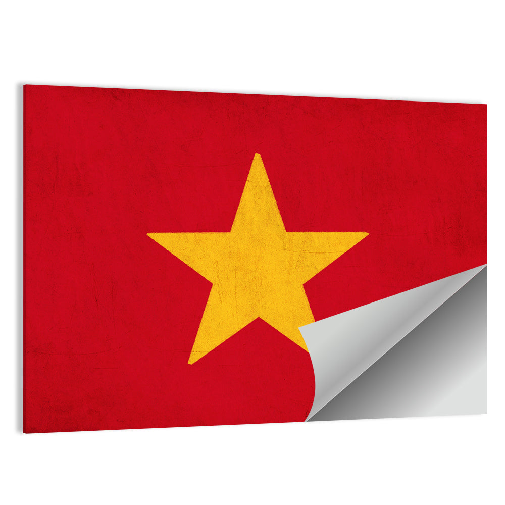 Vietnamese Flag Graphic Wall Art