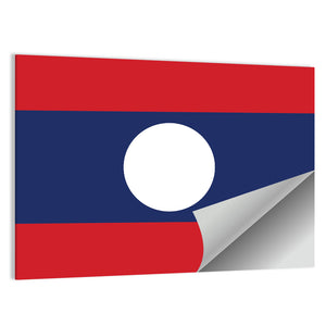 Flag Of Laos Wall Art